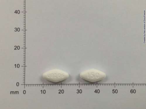 "UBIP" Lamivudine Film Coated Tablets 150mg 欄滋膜衣錠150毫克