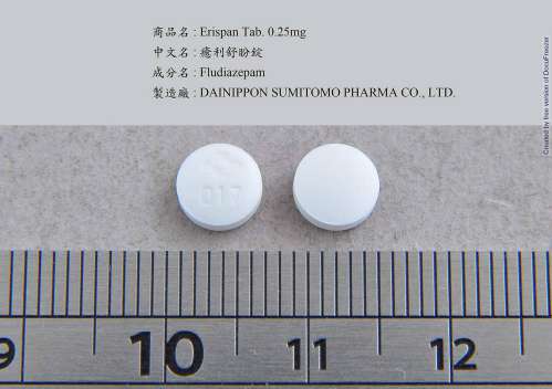 ERISPAN TABLETS 0.25MG 癒利舒盼錠0.25毫克