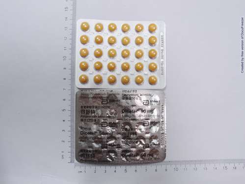 DICETEL 50MG FILM COATED TABLETS 得舒特膜衣錠50毫克