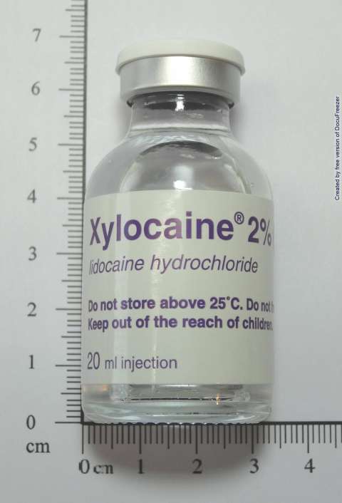 XYLOCAINE INJECTION 2% 苦息樂卡因注射液２％