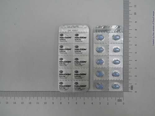 HALCION TABLETS 0.25MG 酣樂欣錠0.25毫克(2)