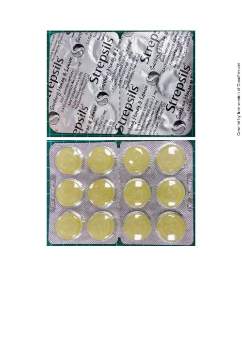 STREPSILS Soothing HONEY & LEMON LOZENGE 舒立效口含錠舒緩蜂蜜檸檬