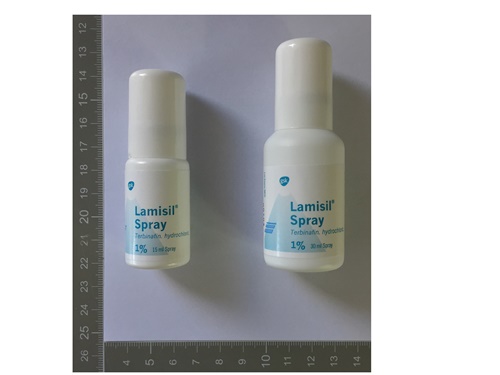 LAMISIL SPRAY 10MG/G (TERBINAFINE) 療黴舒噴劑１０毫克／公克（特比那芬）