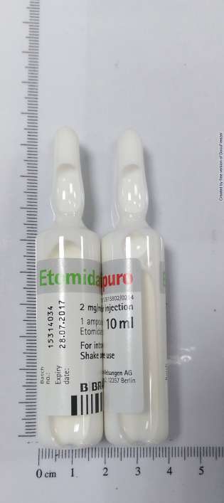 ETOMIDATE-LIPURO "柏朗" 安得力多　靜脈注射液