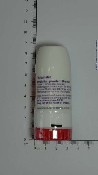 SYMBICORT TURUHALER 80/4.5MCG/DOSE 〝吸必擴〞都保定量粉狀吸入劑　80／4.5μg／dose(1)