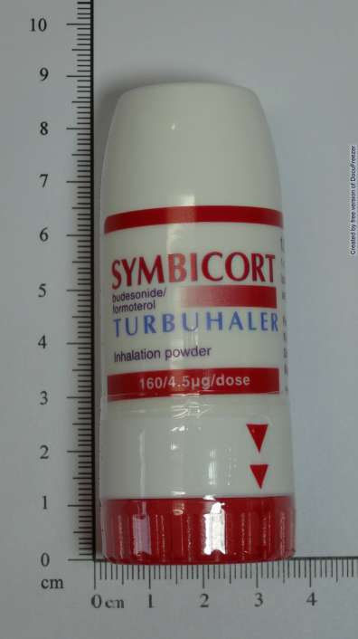 SYMBICORT TURBUHALER 160/4.5MCG/DOSE 〝吸必擴〞都保定量粉狀吸入劑160／4.5μg／dose