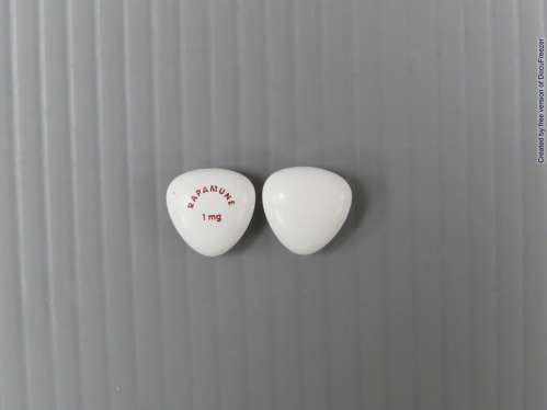RAPAMUNE TABLETS 1MG 斥消靈錠1毫克