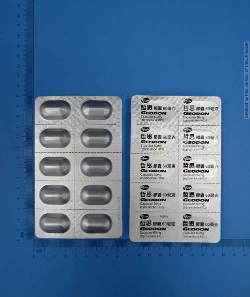 GEODON CAPSULES 60MG 哲思膠囊６０毫克(2)
