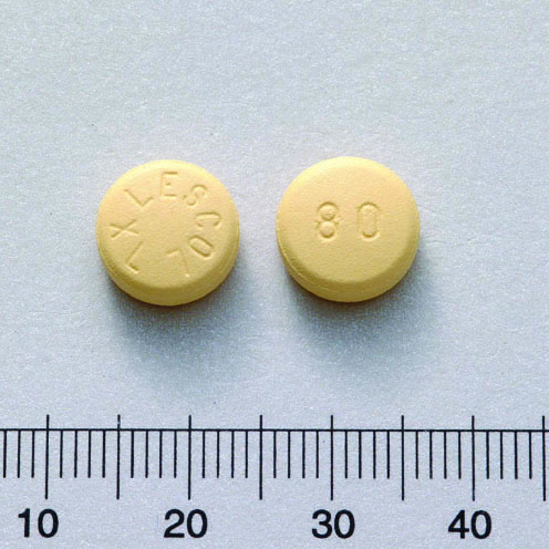 LESCOL XL FILM-COATED TABLETS 80MG 益脂可長效緩釋膜衣錠80毫克