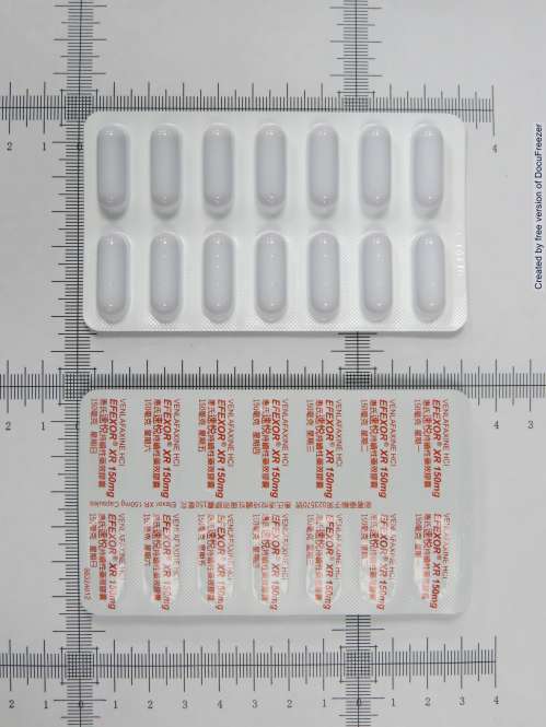 EFFEXOR XR 150MG CAPSULES 暉致速悅持續性藥效膠囊150毫克(2)