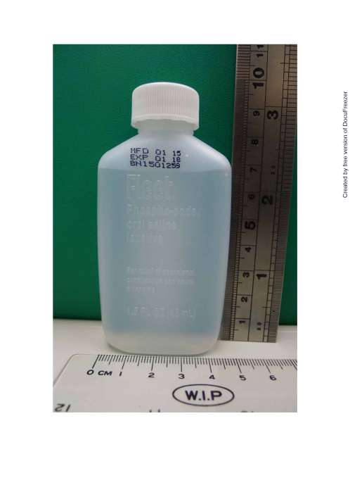 FLEET PHOSPHO-SODA ORAL SALINE LAXATIVE, GINGER-LEMON FLAVOR "佛利特" 護舒達口服液