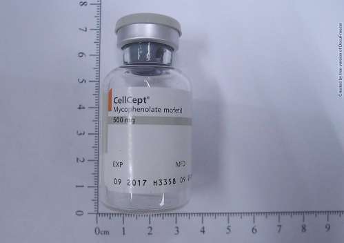 CellCept powder for concentrate for infusion 500mg 山喜多注射劑500毫克