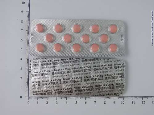 Stilnox CR Tablet 6.25 mg 使蒂諾斯長效錠6.25毫克