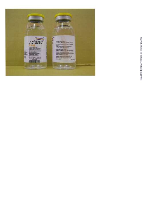 Aclasta 5mg/100ml Solution for infusion 骨力強注射液5毫克/100毫升