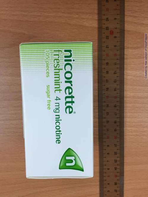 Nicorette Freshmint medicated chewing-gum 4mg 尼古清 薄荷咀嚼錠 4 毫克(3)