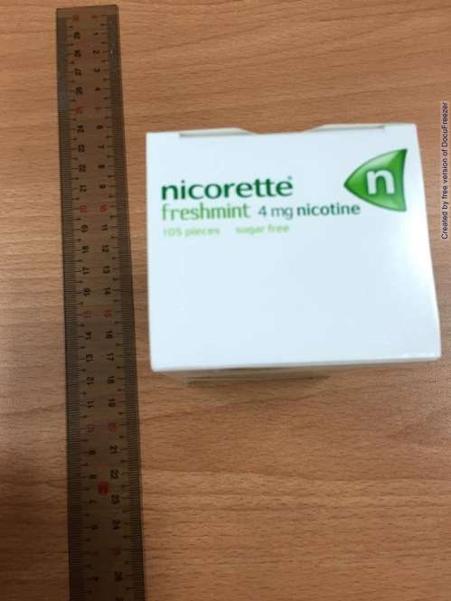 Nicorette Freshmint medicated chewing-gum 4mg 尼古清 薄荷咀嚼錠 4 毫克(4)