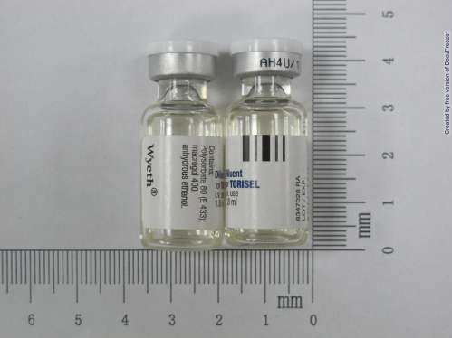 Torisel Concentrate and diluent for solution for infusion 特癌適濃縮注射劑(1)