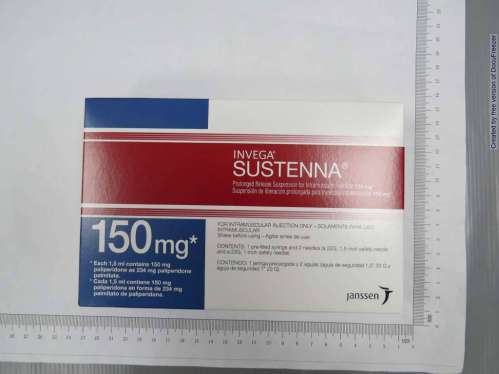 INVEGA SUSTENNA PROLONGED RELEASE SUSPENSION FOR INTRAMUSCULAR INJECTION 100MG/ML 善思達持續性藥效肌肉注射懸浮劑１００毫克╱毫升(9)