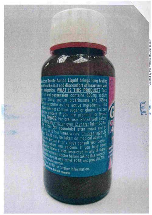 Gaviscon Double Action Liquid, oral suspension 嘉胃斯康雙效懸浮液(4)