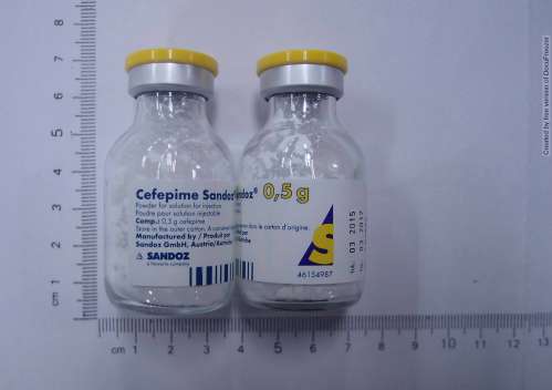 Cefepime Sandoz powder for solution for injection 0.5g, 1g 賽費平"山德士"注射劑