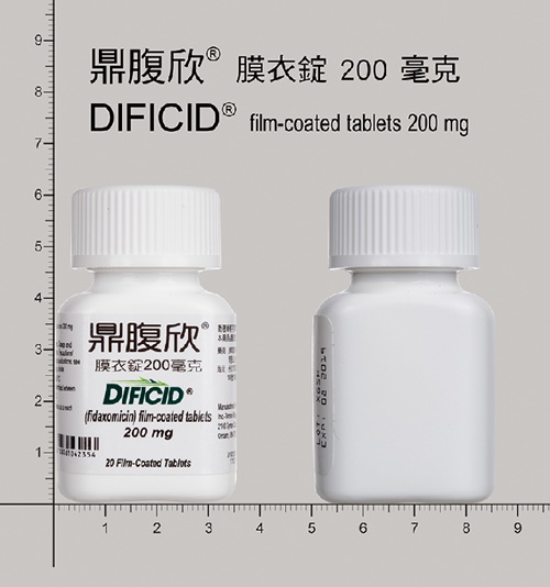 Dificid Film-coated Tablet 200mg 鼎腹欣膜衣錠 200 毫克(1)