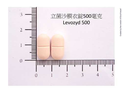 Levozyd 500 (Levofloxacin Tablets 500mg) 立菌沙膜衣錠500毫克