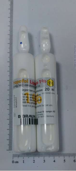 Propofol-Lipuro 1% "柏朗"普洛福-立靜 靜脈注射液