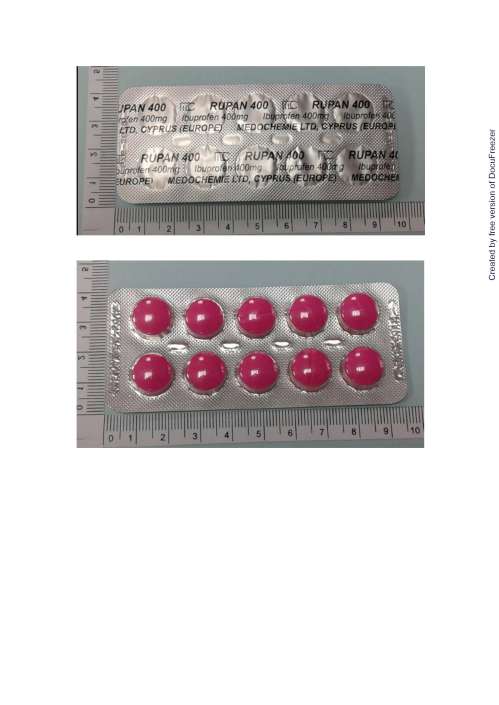 Rupan 400mg Film Coated Tablets 美樂利痛炎膜衣錠400毫克