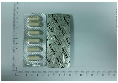 Azicine Capsules 250mg 阿利索黴素膠囊250毫克