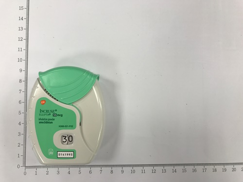 Incruse Ellipta 55 mcg Inhalation Powder 英克賜易利達55 mcg乾粉吸入劑