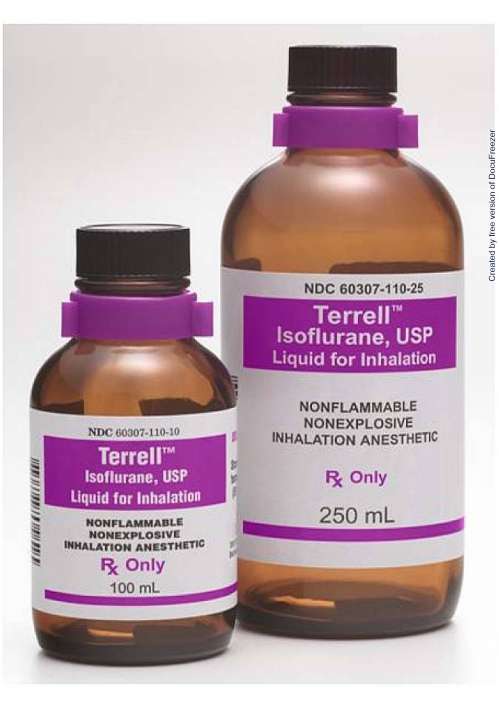 TERRELL (Isoflurane, USP) Liquid for Inhalation "美國廠"泰若然吸入用液劑