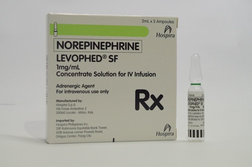 LEVOPHED SF 1mg/ml Concentrate Solution for IV Infusion 力復菲德靜脈注射劑1毫克/毫升 (無亞硫酸鹽)