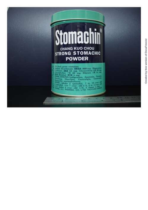 STOMACHIN "CHANG KUO CHOU" "張國周" 強胃散