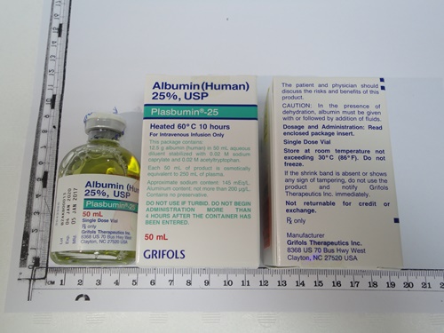 PLASBUMIN-25 白蛋白注射劑