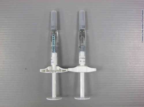 Enbrel 25mg solution for injection in pre-filled syringe 恩博針筒裝注射劑 25毫克