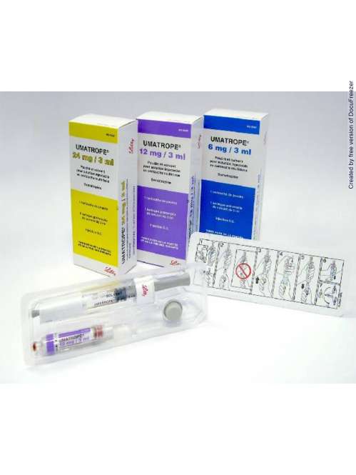 Humatrope for injection 12 mg 優猛茁 注射劑 12 毫克