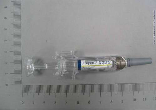Simponi (golimumab),Solution for Injection 欣普尼 注射液