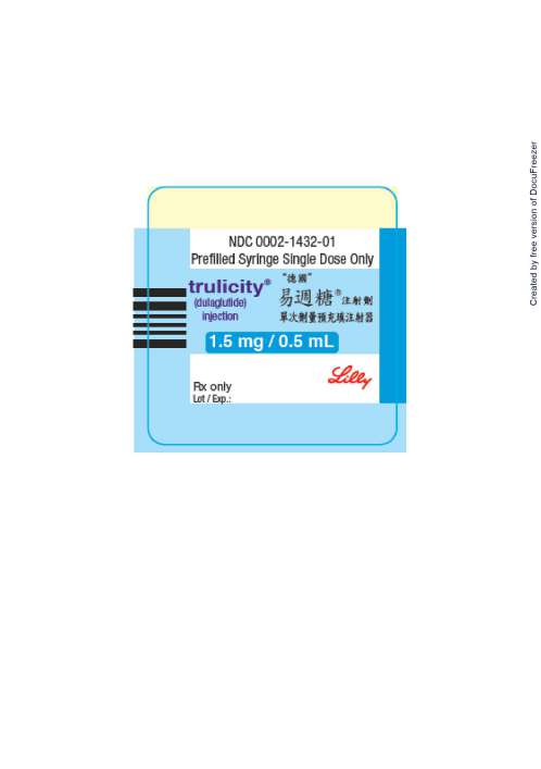 TRULICITY injection 1.5mg/0.5mg "德國"易週糖注射劑1.5毫克/0.5毫升