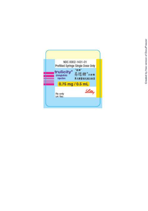 TRULICITY injection 0.75mg/0.5mg "德國"易週糖注射劑0.75毫克/0.5毫升