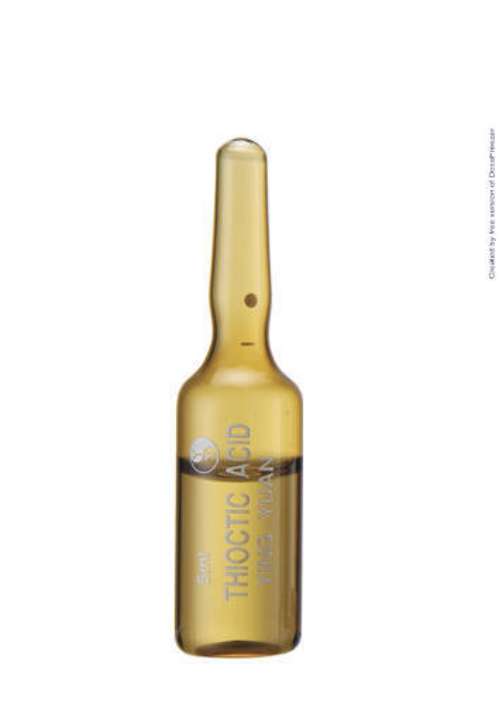 THIOCTIC ACID INJECTION 0.5% "Y.Y." "應元"硫辛酸鈉注射液０．５％