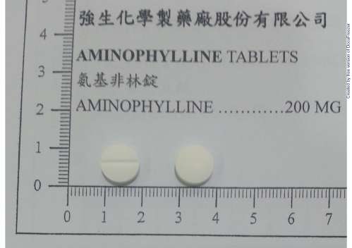 AMINOPHYLLINE TABLETS 200MG "JOHNSON" "強生"氨基非林錠２００ＭＧ