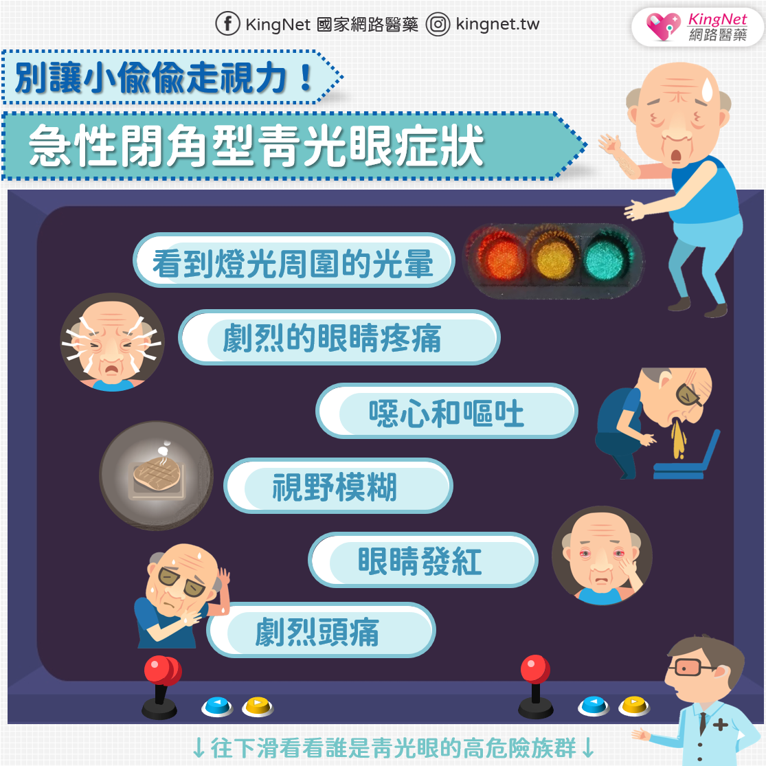 青光眼發作症狀懶人包