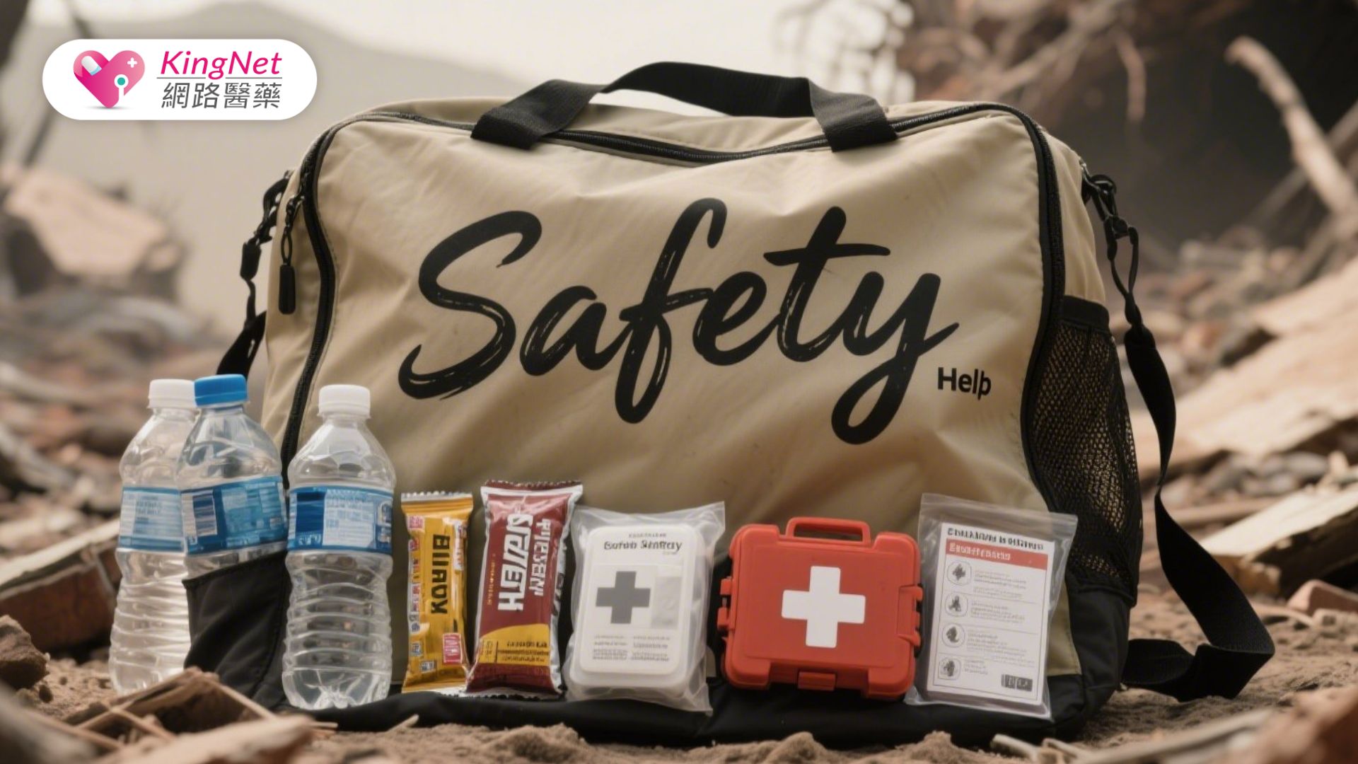 避難包怎麼準備？面對地震與戰爭風險，KingNet國家網路醫藥教你這樣做_圖1