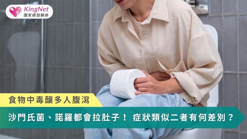 食物中毒釀多人腹瀉　沙門氏菌、諾羅都會拉肚子！症狀類似二者有何差別？_圖1