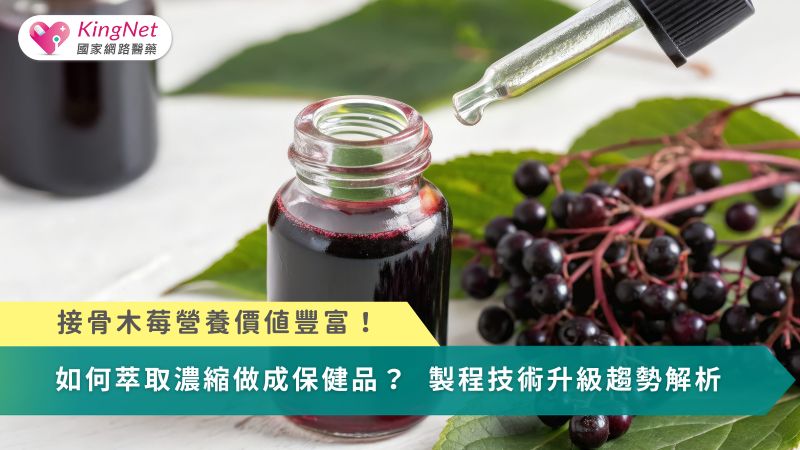 接骨木莓營養價值豐富！如何萃取濃縮做成保健品？　製程技術升級趨勢解析_圖1